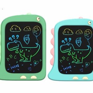 Two ORSEN 8.5 Inch Doodle Board Drawing Tablet - Dinosaur Toy Gift for Kids